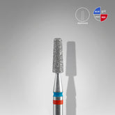 Frez diamentowy DUO stożek czerwono-niebieski EXPERT średnica 2,5 mm / część pracująca 8 mm